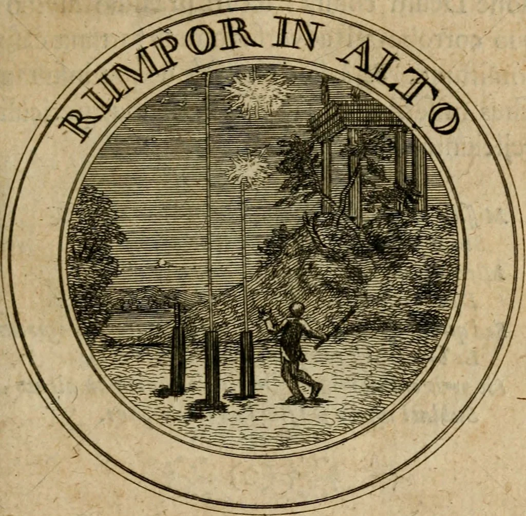 An illustration from Philothei Symbola christiana : quibus idea hominis christiani exprimitur, 1682, leaf 122