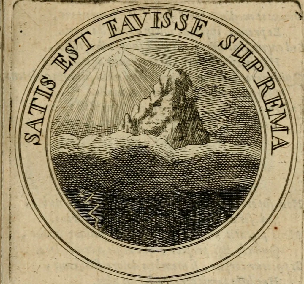 An illustration from Philothei Symbola christiana : quibus idea hominis christiani exprimitur, 1682, leaf 134