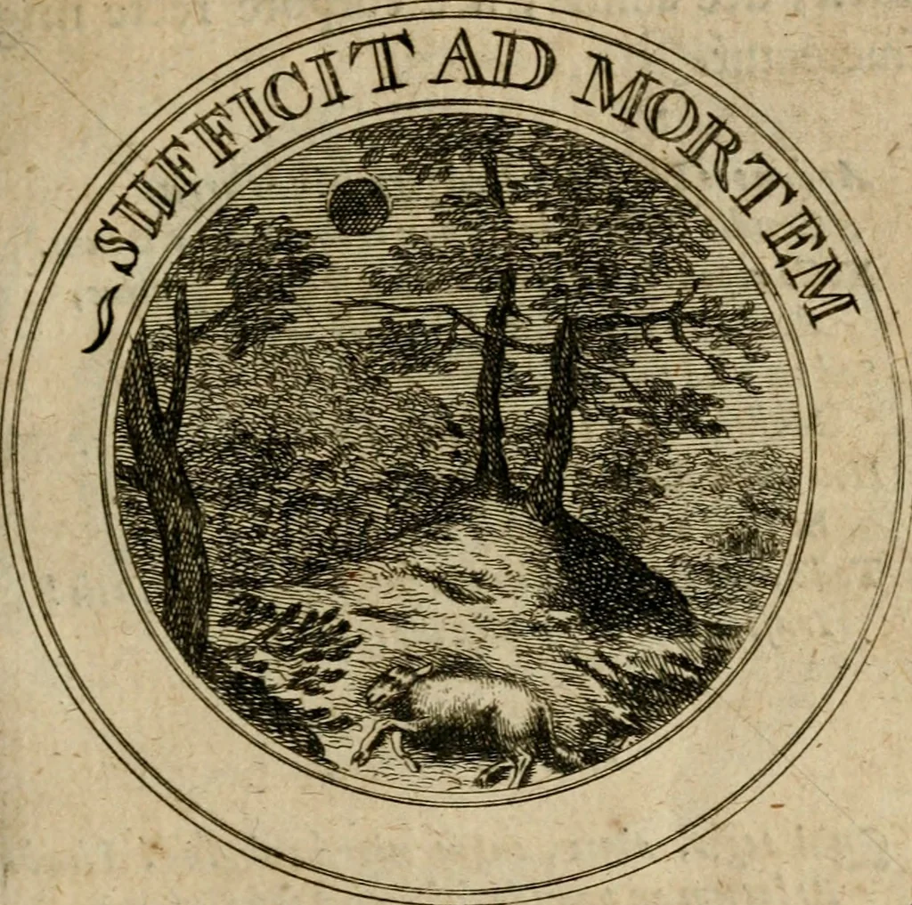 An illustration from Philothei Symbola christiana : quibus idea hominis christiani exprimitur, 1682, leaf 146