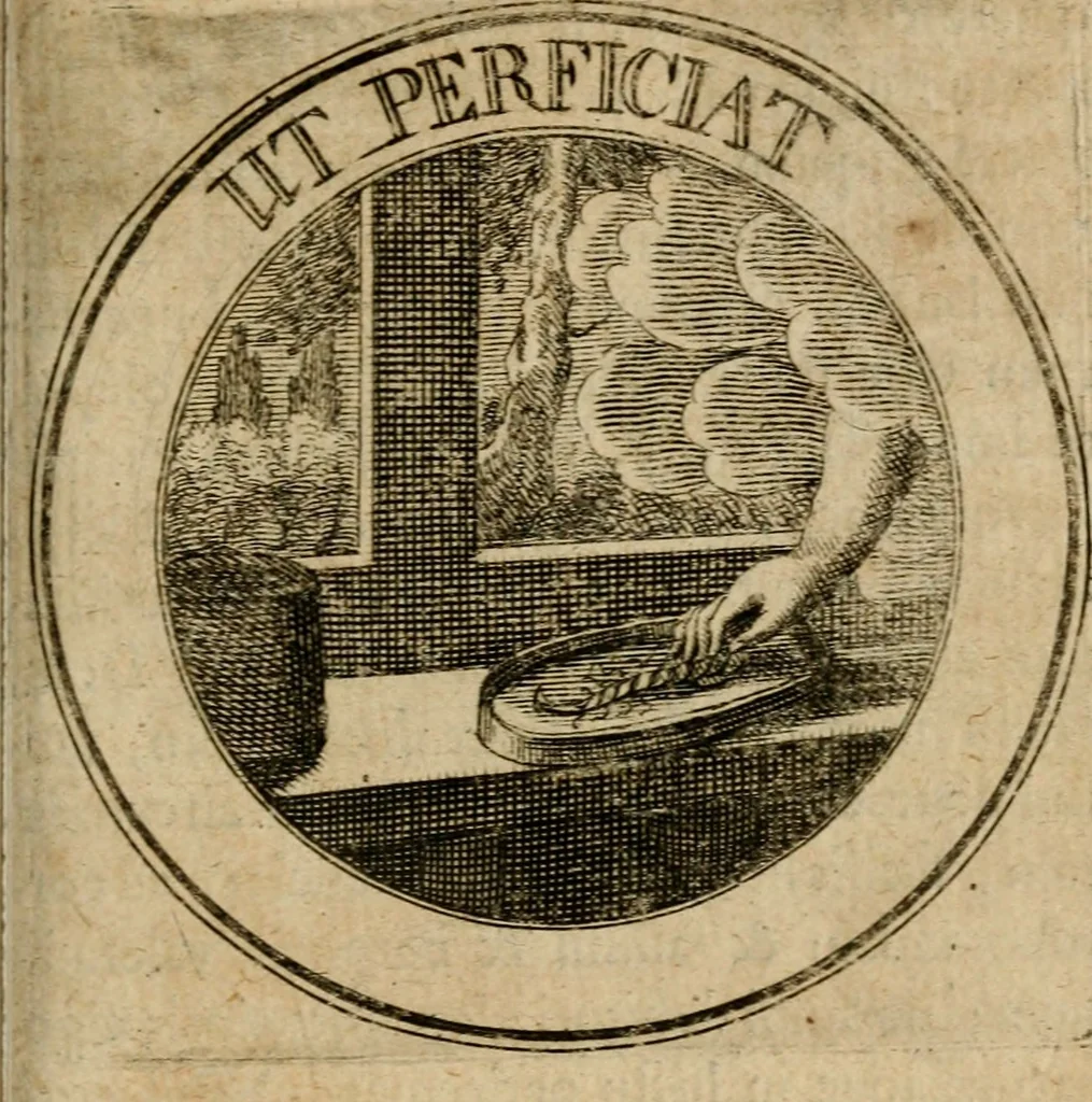 An illustration from Philothei Symbola christiana : quibus idea hominis christiani exprimitur, 1682, leaf 178