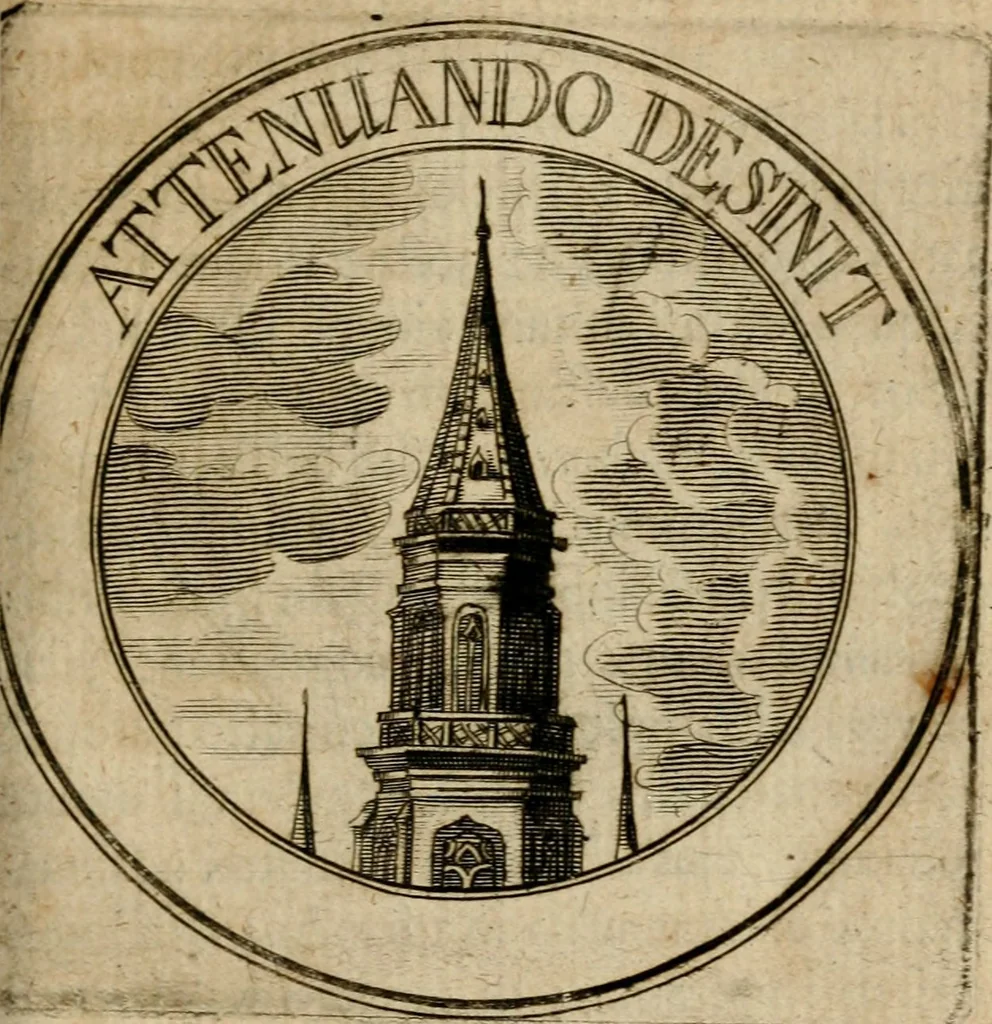 An illustration from Philothei Symbola christiana : quibus idea hominis christiani exprimitur, 1682, leaf 188