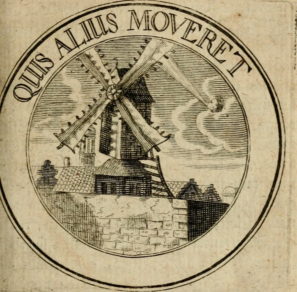 An illustration from Philothei Symbola christiana : quibus idea hominis christiani exprimitur, 1682, leaf 200