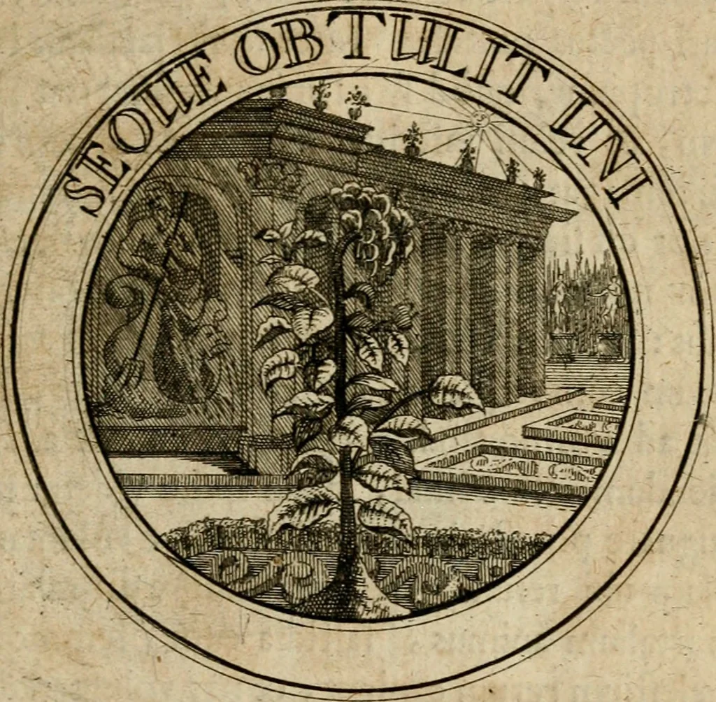 An illustration from Philothei Symbola christiana : quibus idea hominis christiani exprimitur, 1682, leaf 218