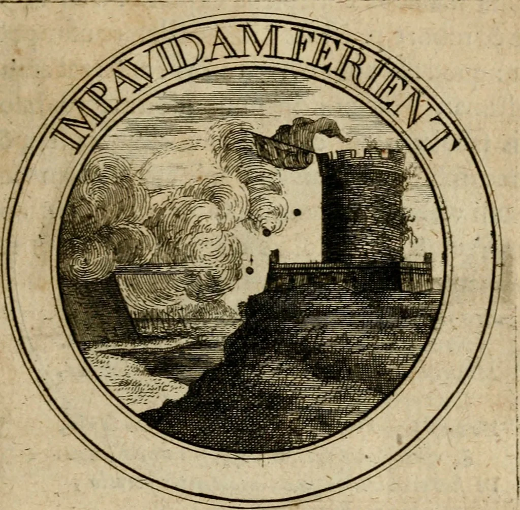An illustration from Philothei Symbola christiana : quibus idea hominis christiani exprimitur, 1682, leaf 234