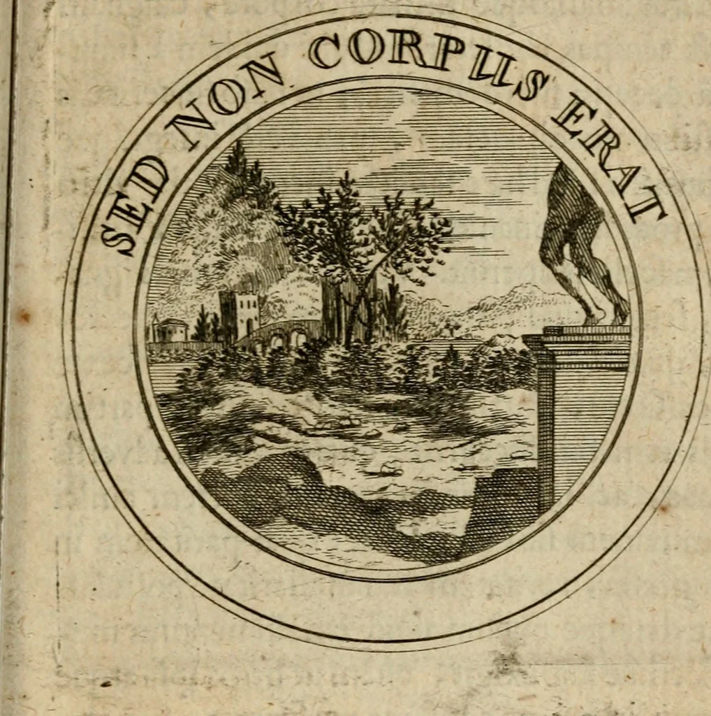 An illustration from Philothei Symbola christiana : quibus idea hominis christiani exprimitur, 1682, leaf 306
