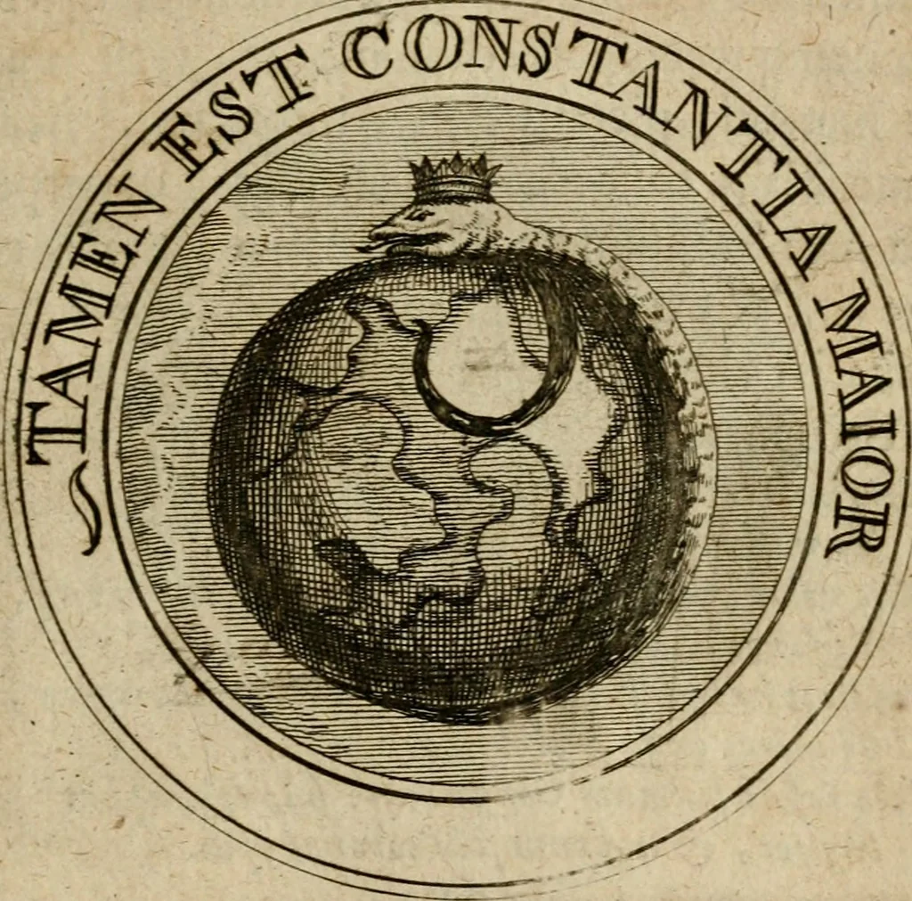 An illustration from Philothei Symbola christiana : quibus idea hominis christiani exprimitur, 1682, leaf 316