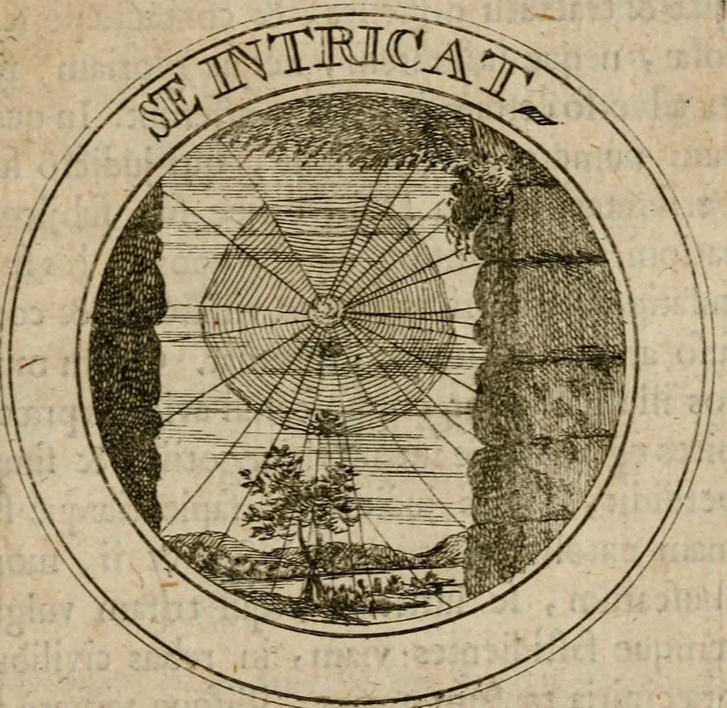 An illustration from Philothei Symbola christiana : quibus idea hominis christiani exprimitur, 1682, leaf 318