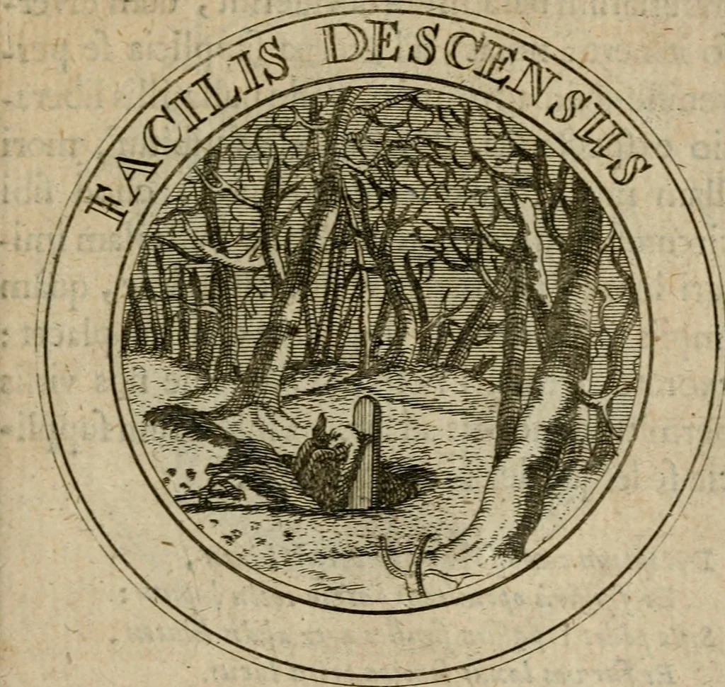An illustration from Philothei Symbola christiana : quibus idea hominis christiani exprimitur, 1682, leaf 322