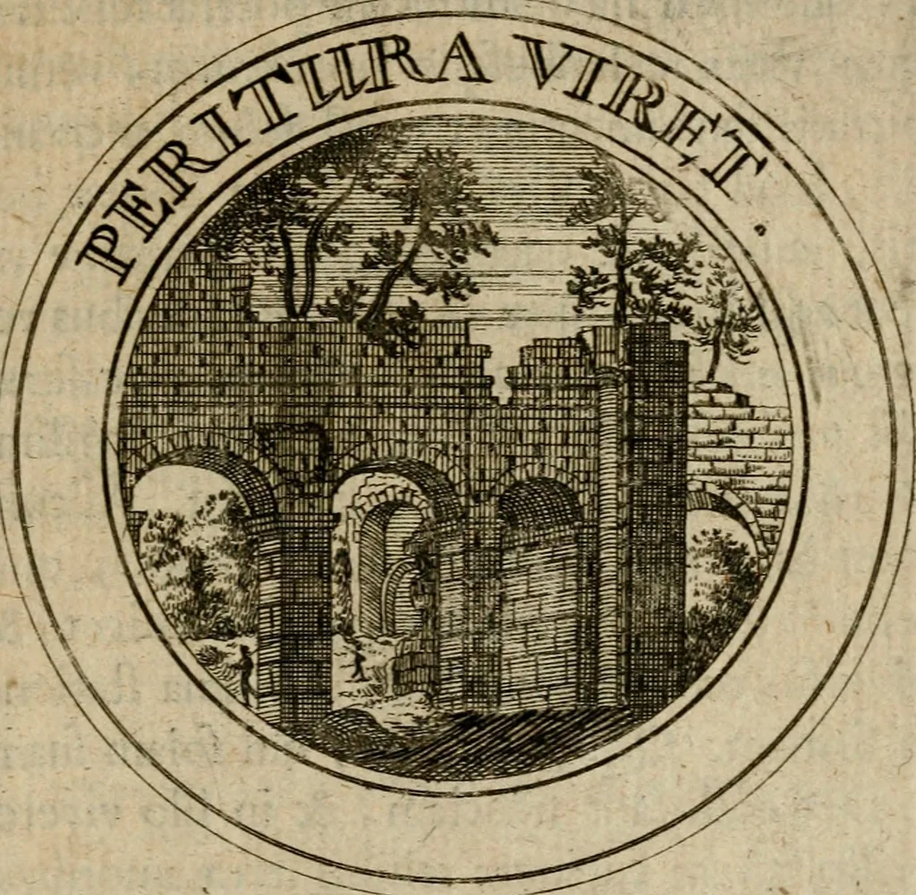 An illustration from Philothei Symbola christiana : quibus idea hominis christiani exprimitur, 1682, leaf 324