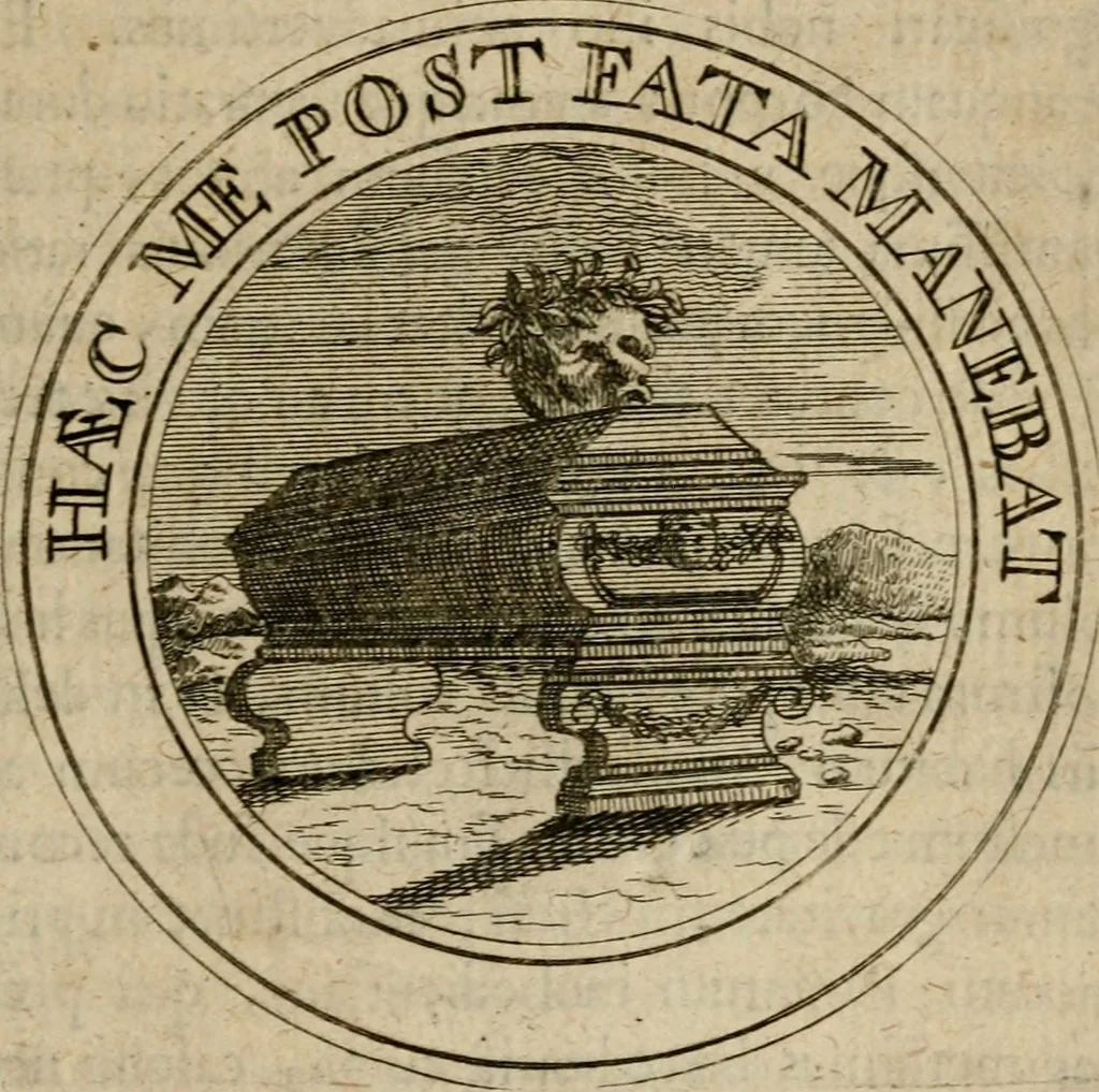 An illustration from Philothei Symbola christiana : quibus idea hominis christiani exprimitur, 1682, leaf 330