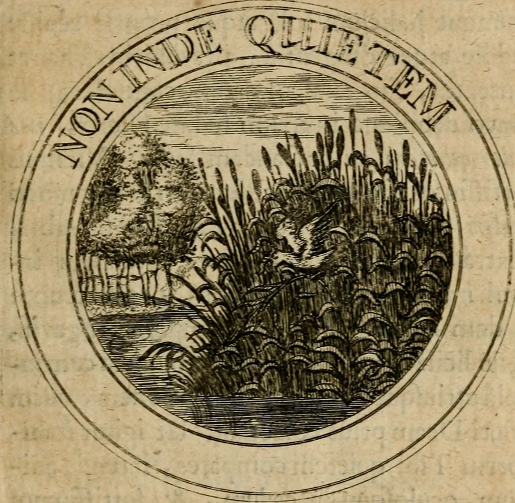 An illustration from Philothei Symbola christiana : quibus idea hominis christiani exprimitur, 1682, leaf 46
