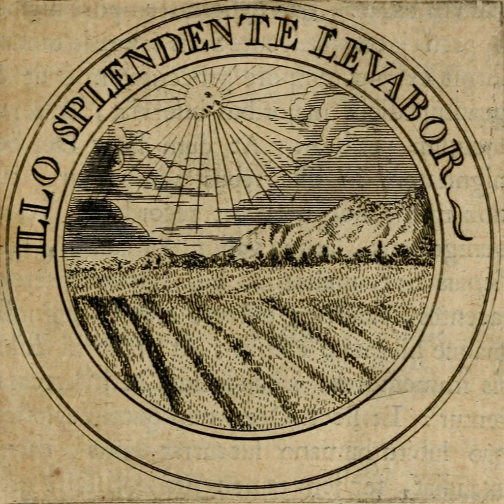 An illustration from Philothei Symbola christiana : quibus idea hominis christiani exprimitur, 1682, leaf 76