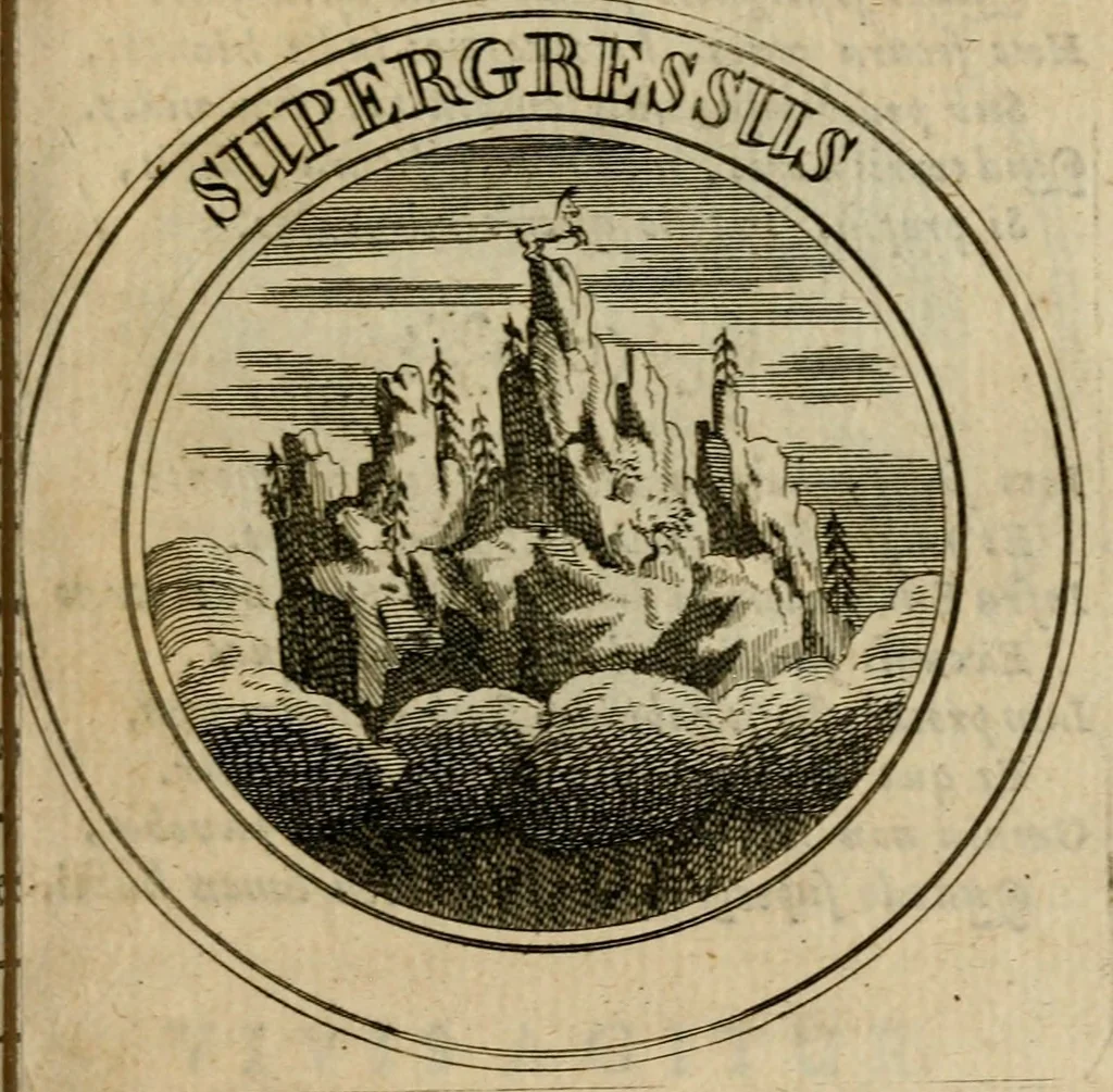 An illustration from Philothei Symbola christiana : quibus idea hominis christiani exprimitur, 1682, leaf 80
