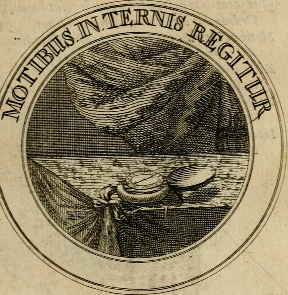 An illustration from Philothei Symbola christiana : quibus idea hominis christiani exprimitur, 1682, leaf 98