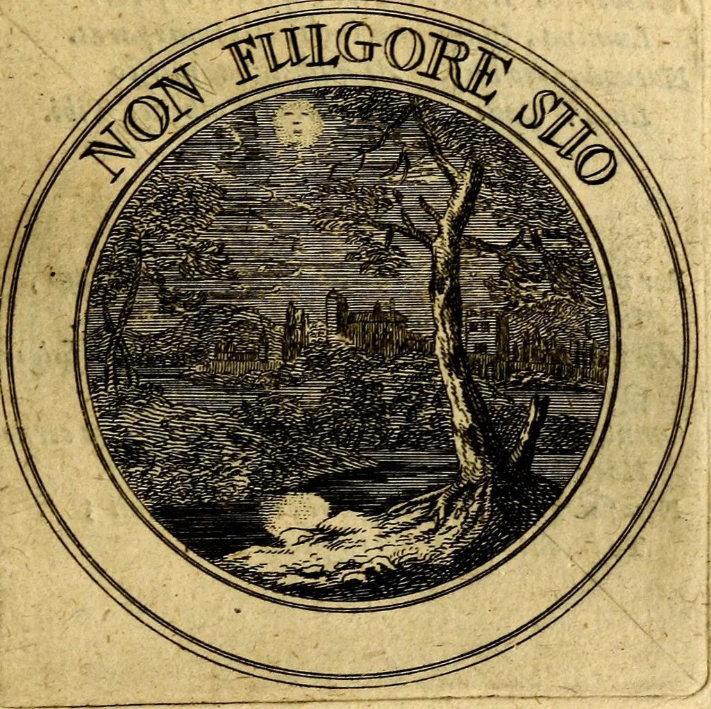 An illustration from Philothei Symbola christiana : quibus idea hominis christiani exprimitur, 1682, leaf 106