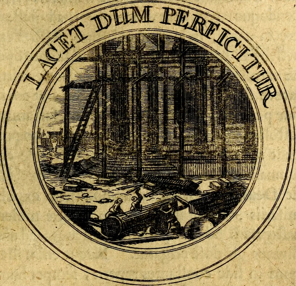 An illustration from Philothei Symbola christiana : quibus idea hominis christiani exprimitur, 1682, leaf 114