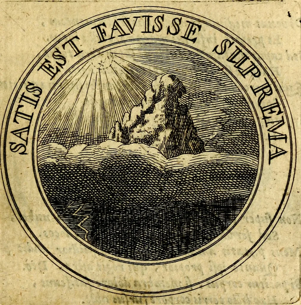 An illustration from Philothei Symbola christiana : quibus idea hominis christiani exprimitur, 1682, leaf 130