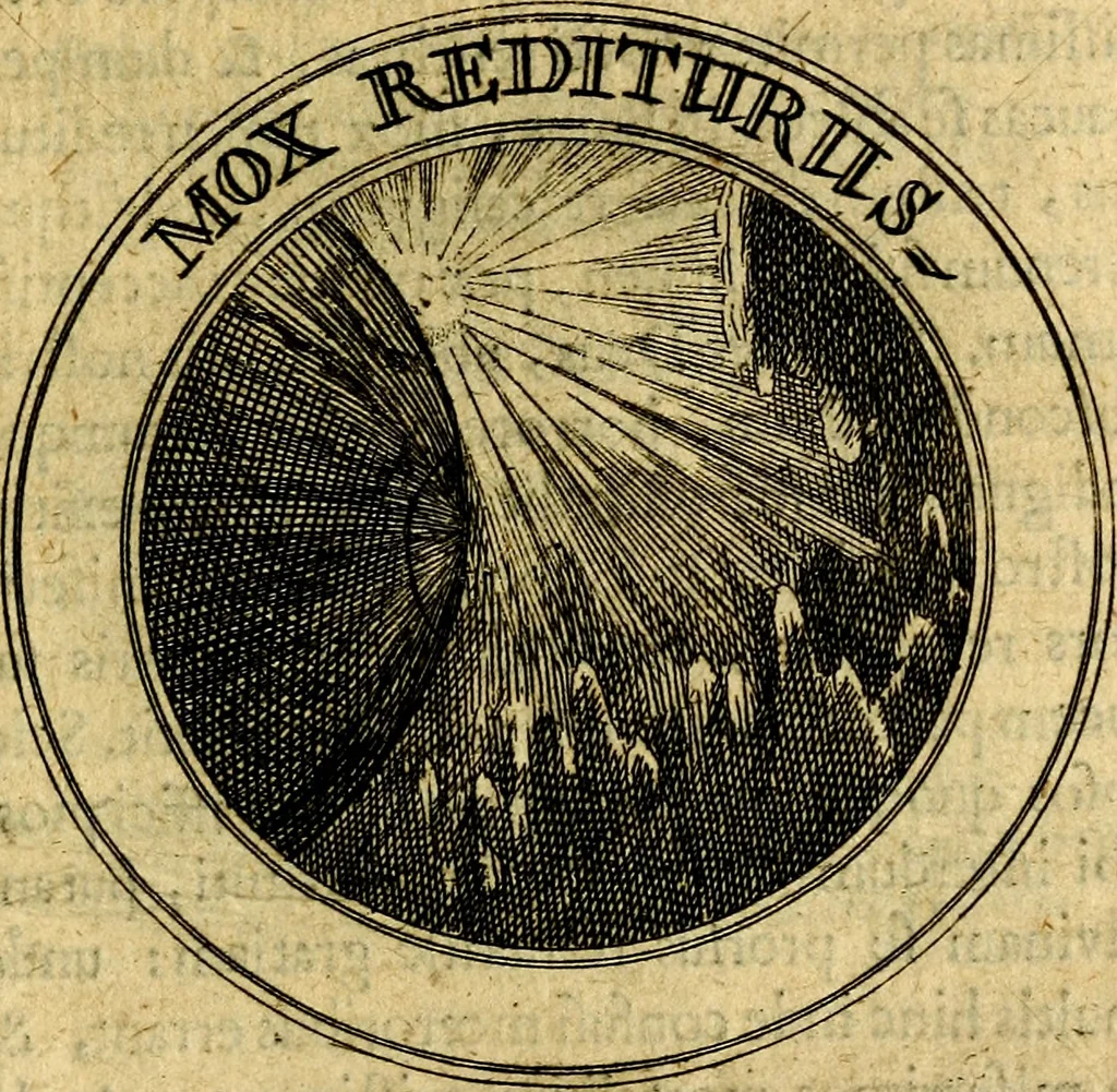 An illustration from Philothei Symbola christiana : quibus idea hominis christiani exprimitur, 1682, leaf 138