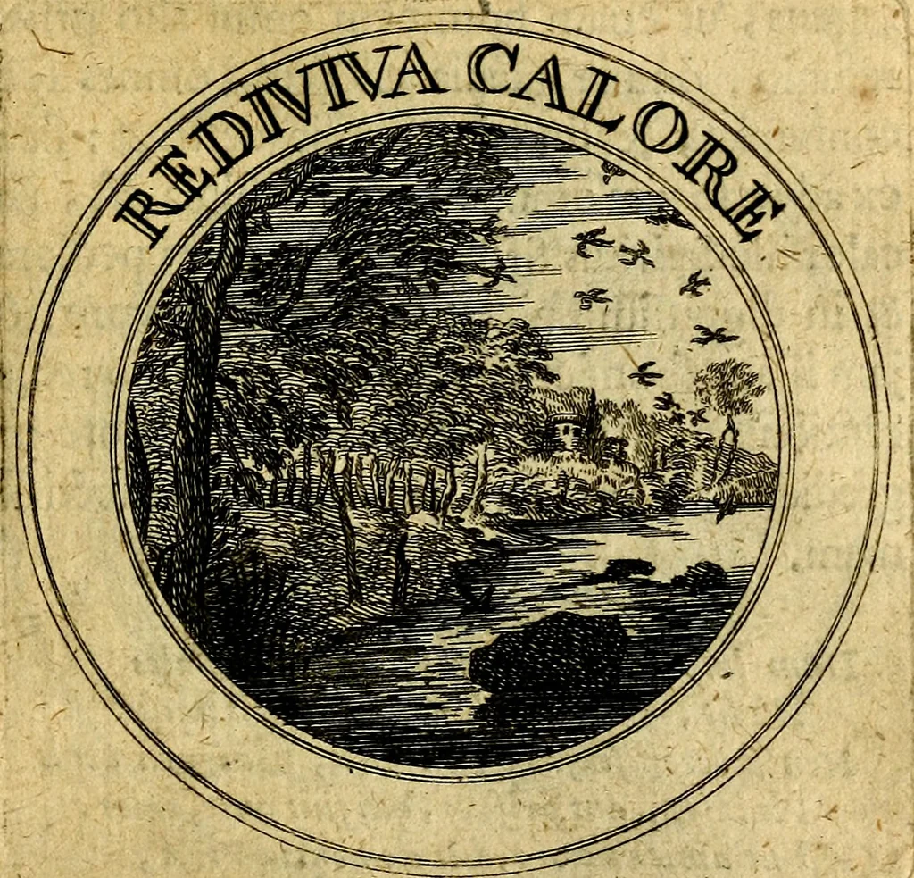 An illustration from Philothei Symbola christiana : quibus idea hominis christiani exprimitur, 1682, leaf 154