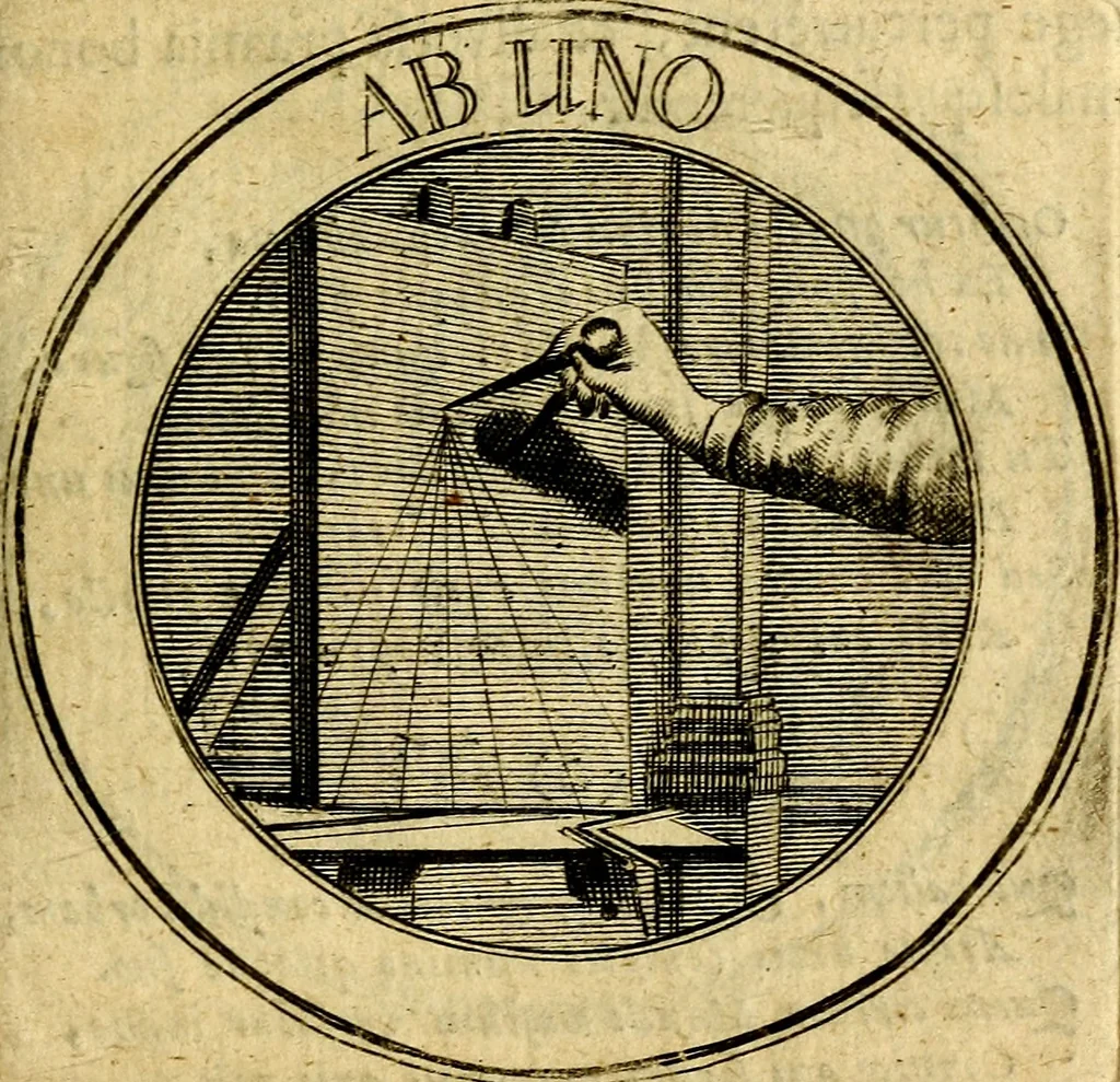 An illustration from Philothei Symbola christiana : quibus idea hominis christiani exprimitur, 1682, leaf 194
