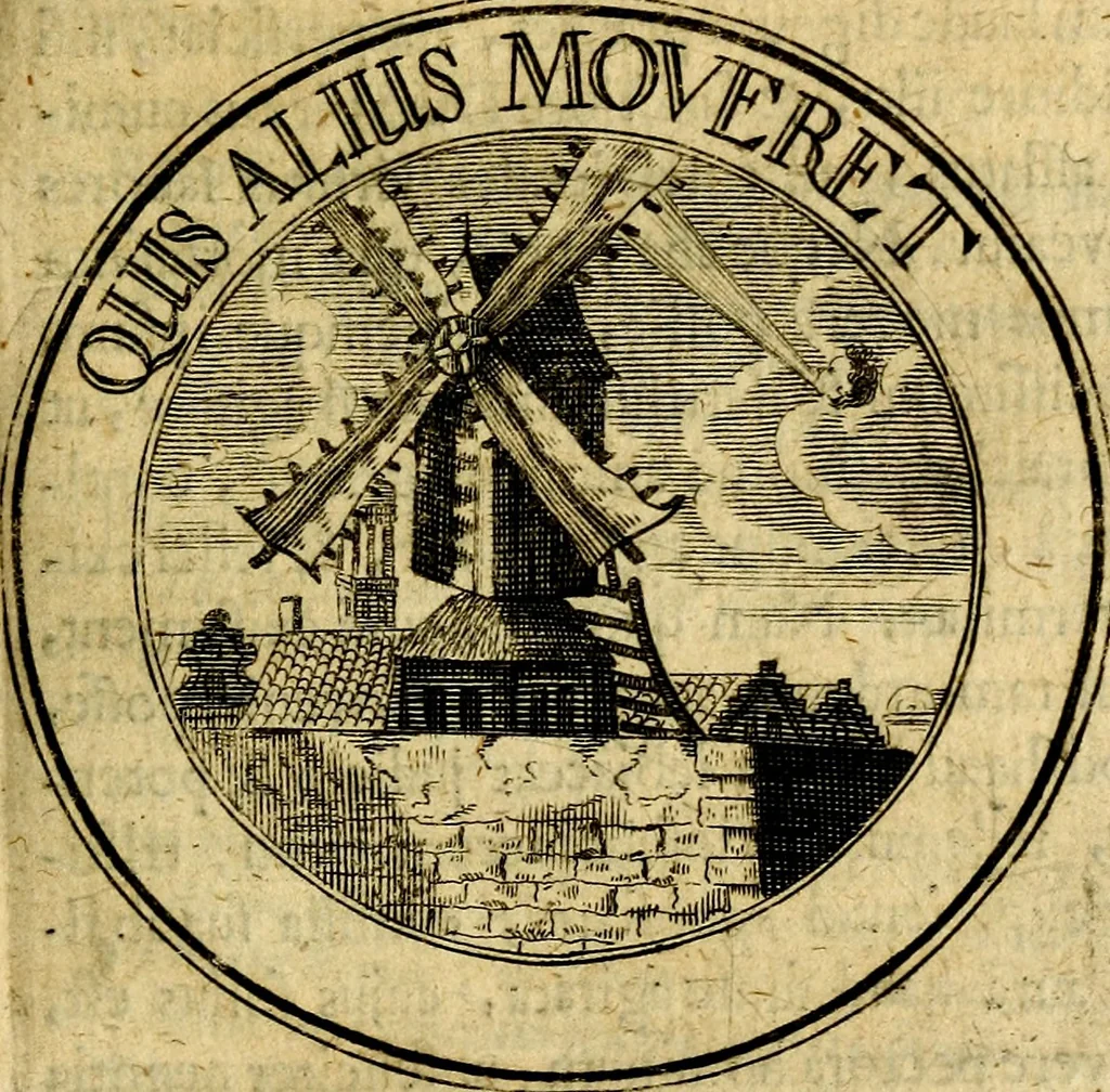 An illustration from Philothei Symbola christiana : quibus idea hominis christiani exprimitur, 1682, leaf 196