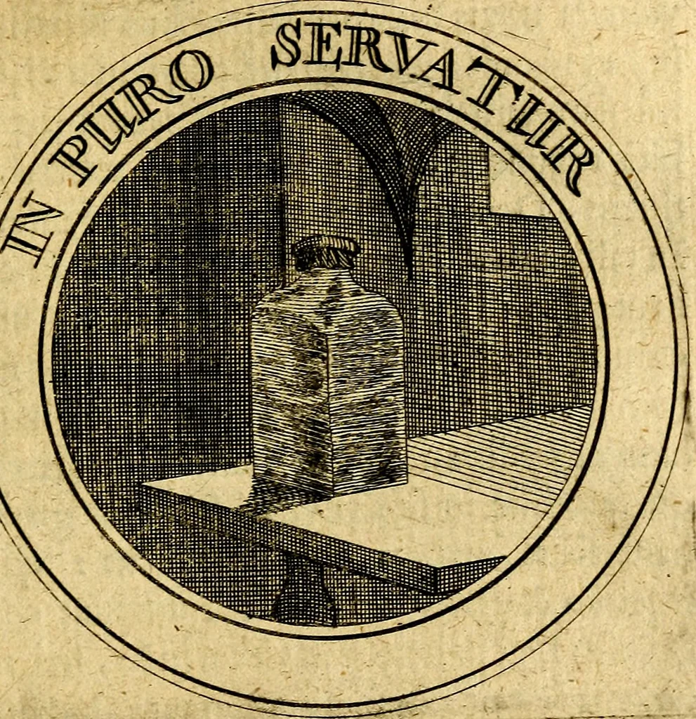 An illustration from Philothei Symbola christiana : quibus idea hominis christiani exprimitur, 1682, leaf 268