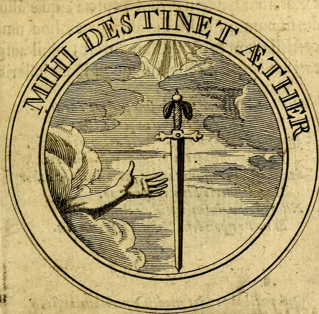 An illustration from Philothei Symbola christiana : quibus idea hominis christiani exprimitur, 1682, leaf 276