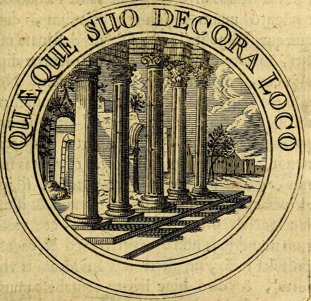 An illustration from Philothei Symbola christiana : quibus idea hominis christiani exprimitur, 1682, leaf 278