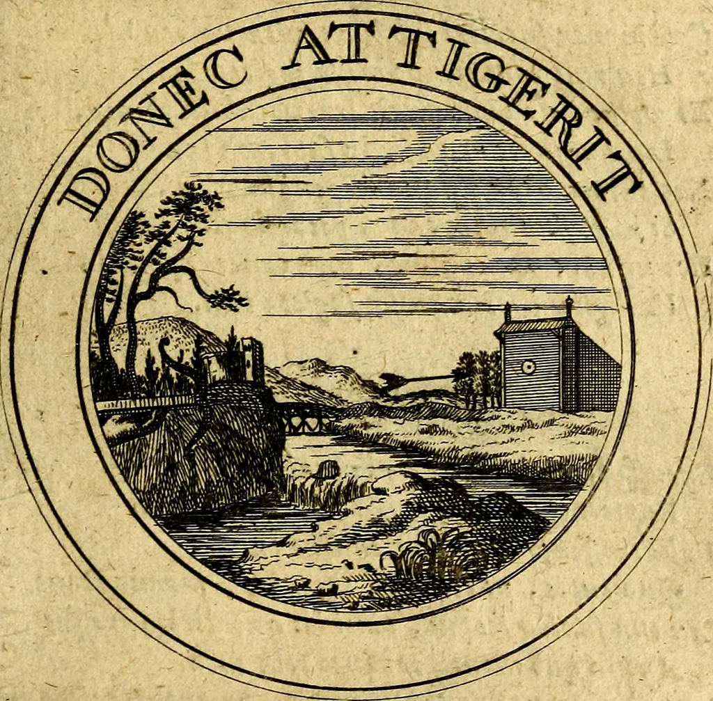 An illustration from Philothei Symbola christiana : quibus idea hominis christiani exprimitur, 1682, leaf 288