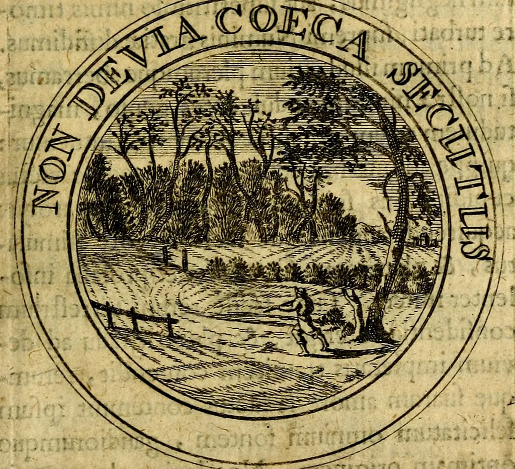 An illustration from Philothei Symbola christiana : quibus idea hominis christiani exprimitur, 1682, leaf 290