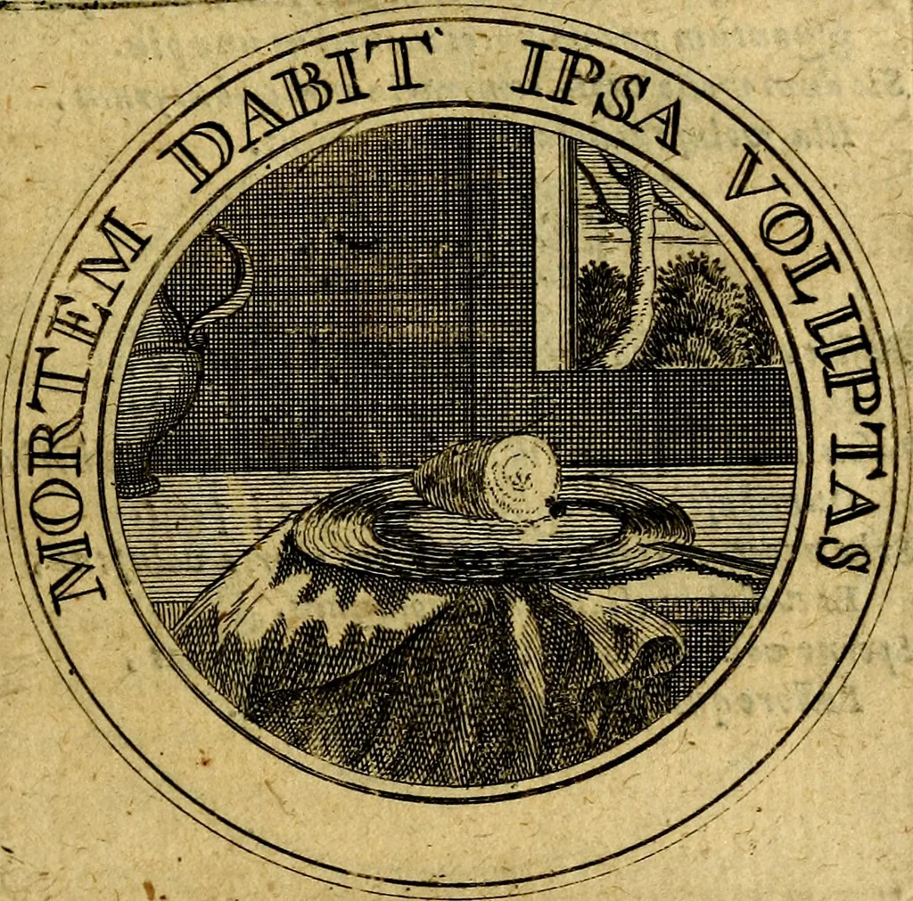 An illustration from Philothei Symbola christiana : quibus idea hominis christiani exprimitur, 1682, leaf 294
