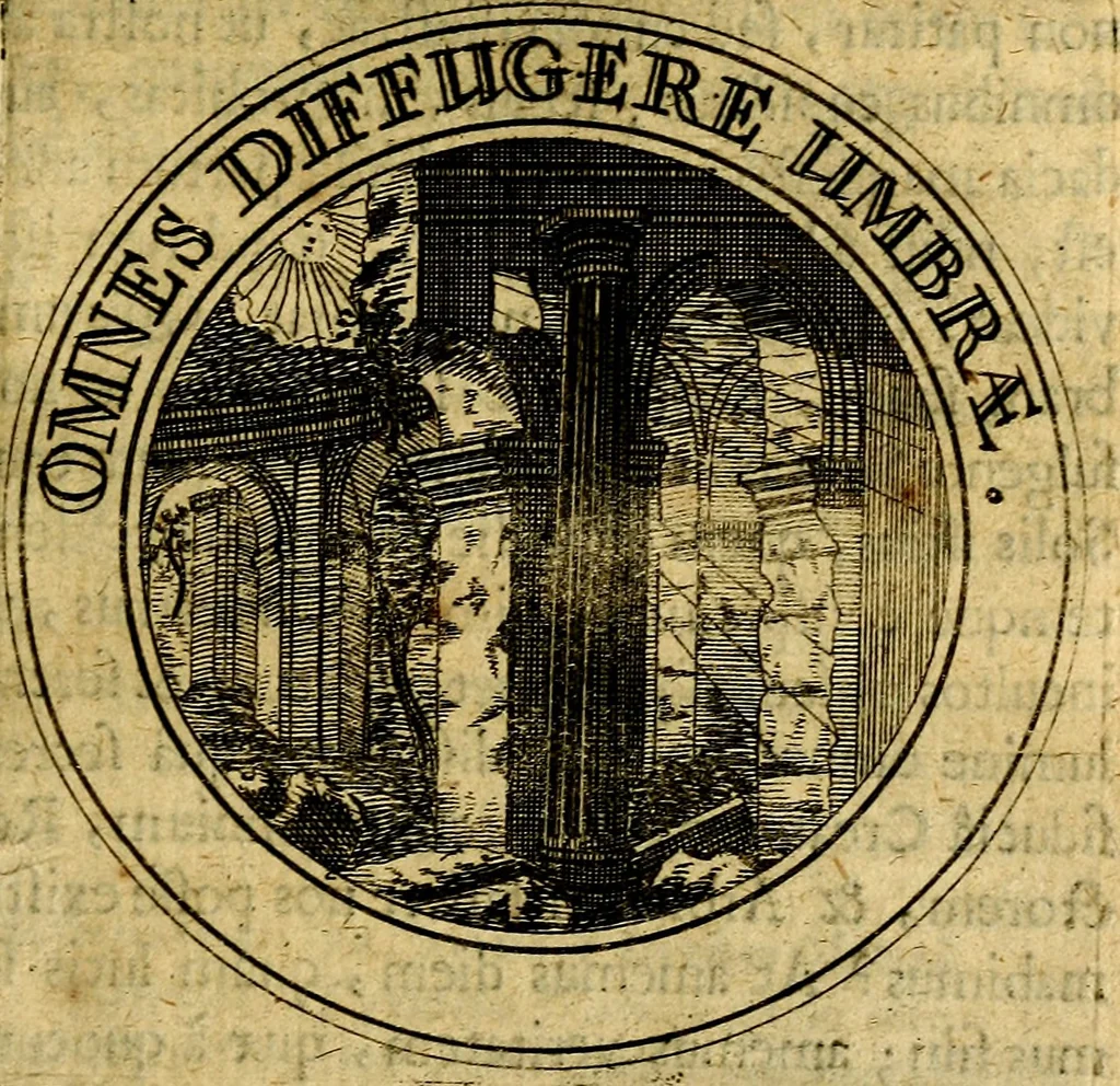 An illustration from Philothei Symbola christiana : quibus idea hominis christiani exprimitur, 1682, leaf 308