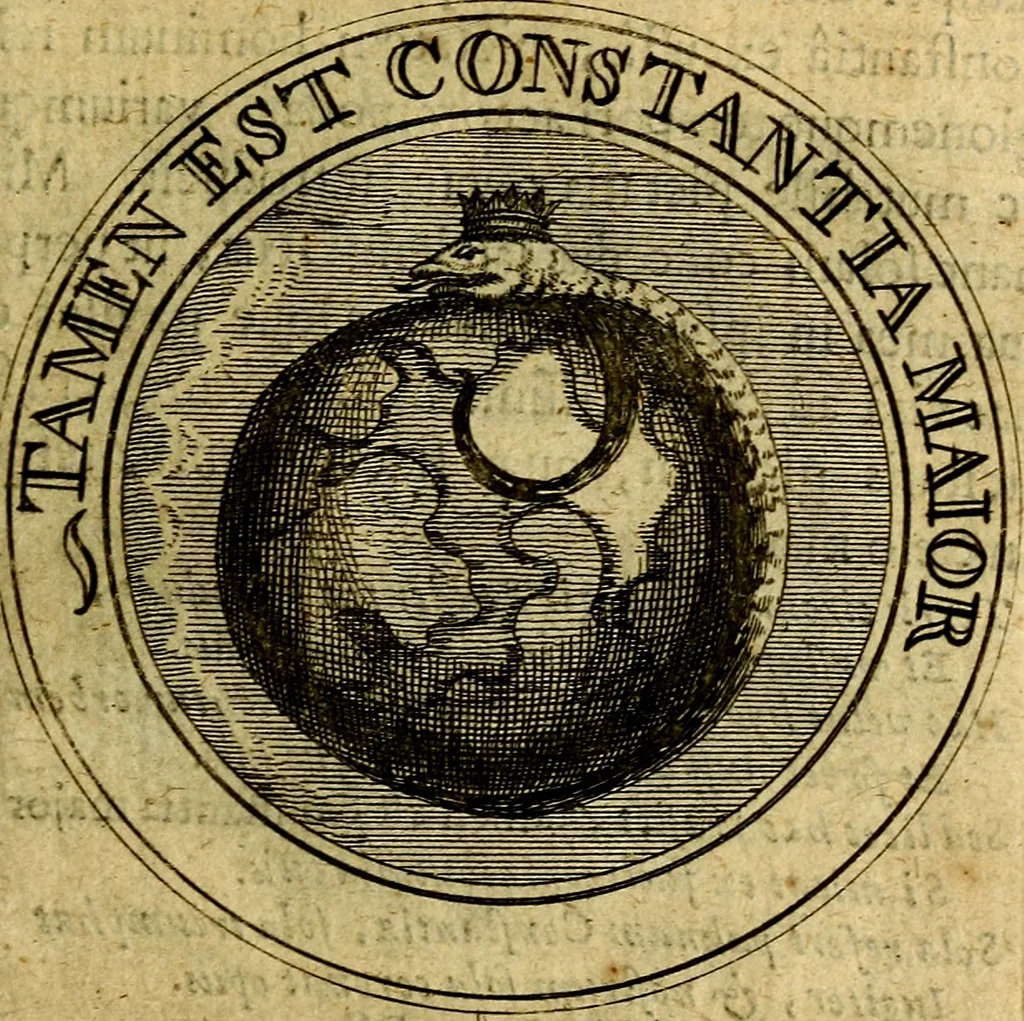 An illustration from Philothei Symbola christiana : quibus idea hominis christiani exprimitur, 1682, leaf 312