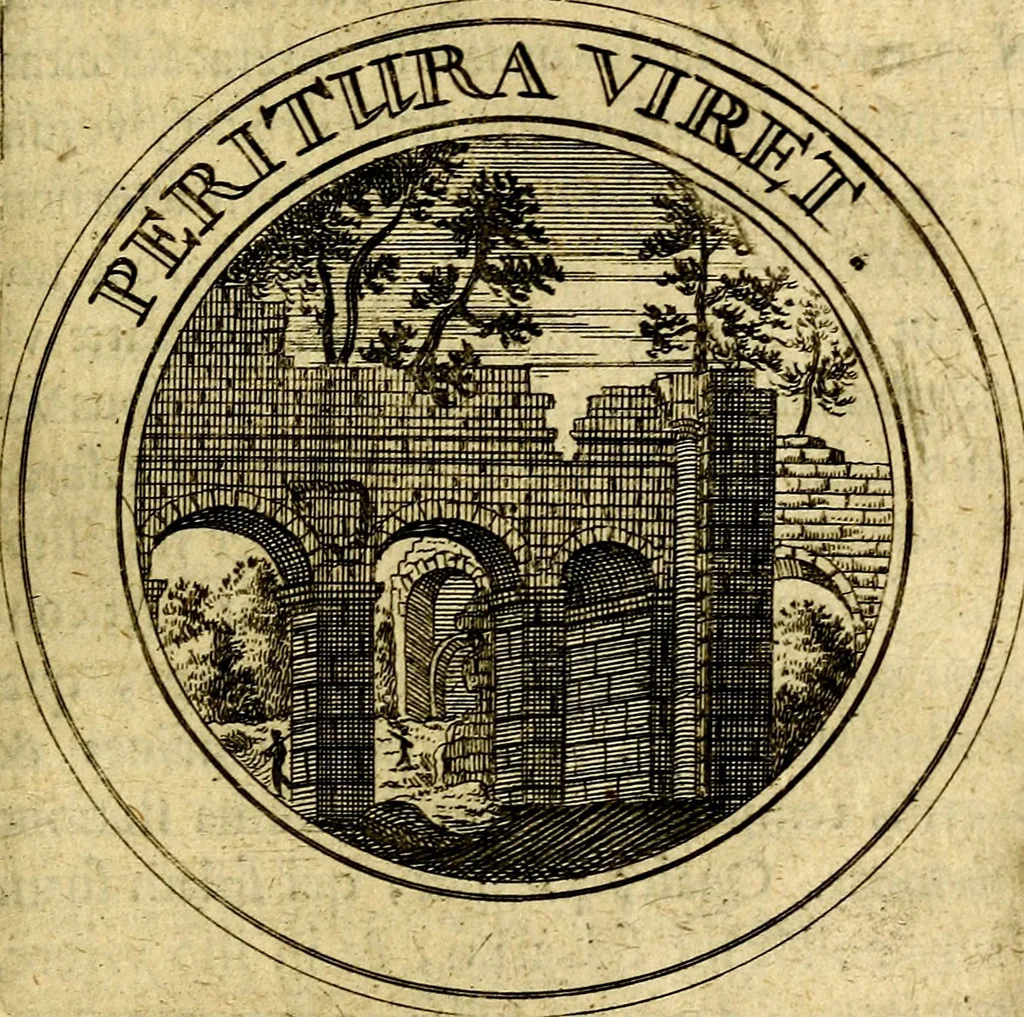 An illustration from Philothei Symbola christiana : quibus idea hominis christiani exprimitur, 1682, leaf 320