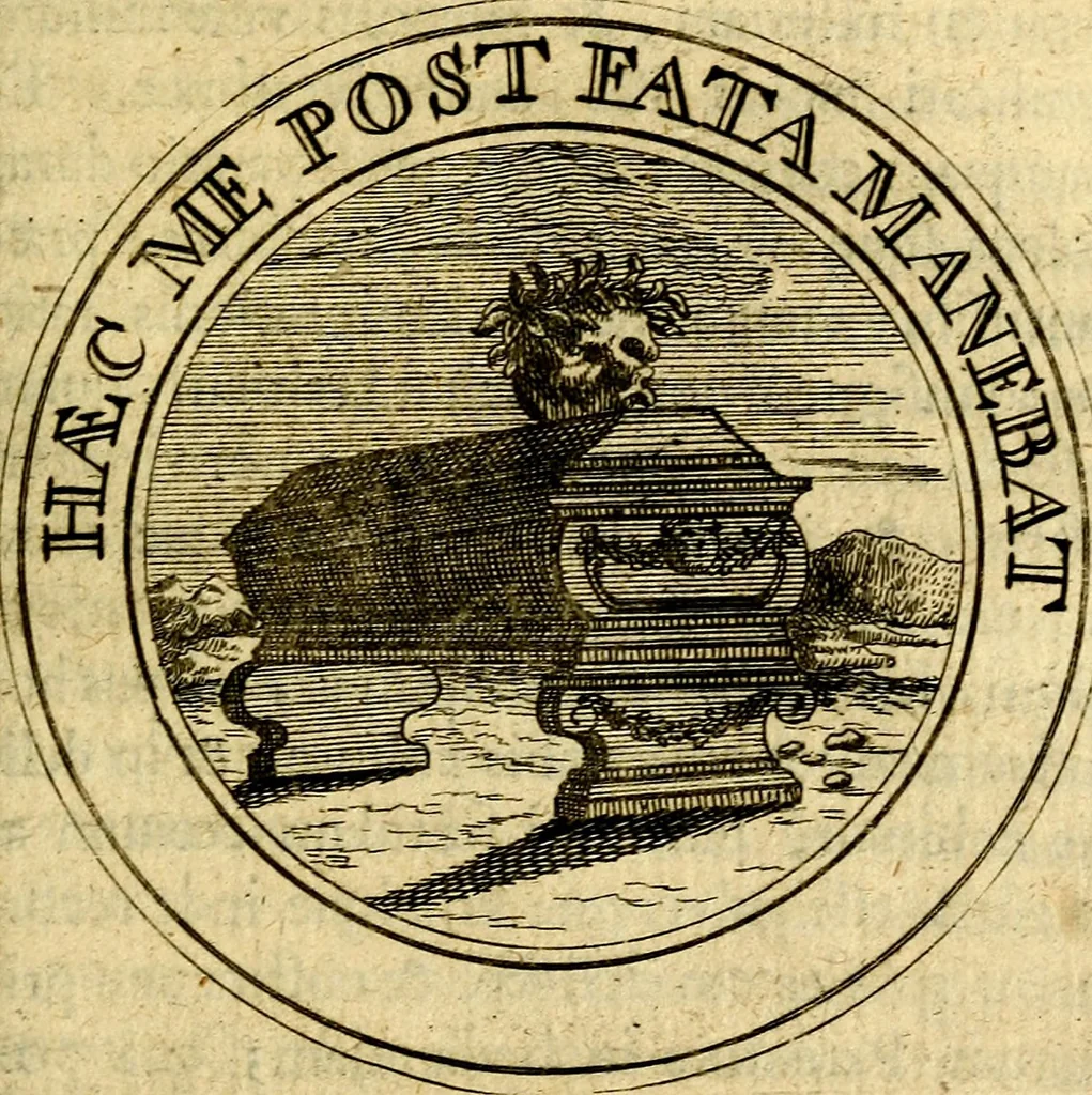 An illustration from Philothei Symbola christiana : quibus idea hominis christiani exprimitur, 1682, leaf 326