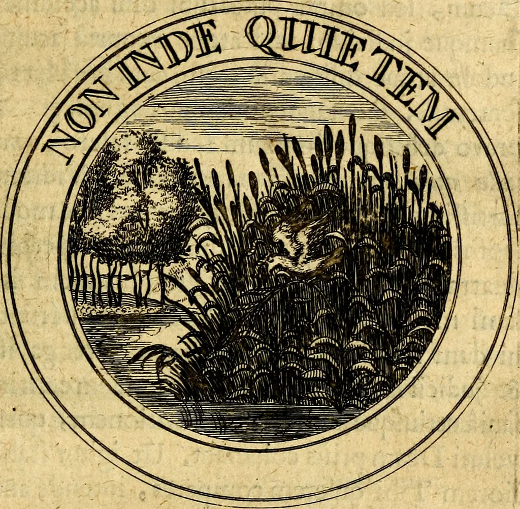 An illustration from Philothei Symbola christiana : quibus idea hominis christiani exprimitur, 1682, leaf 42