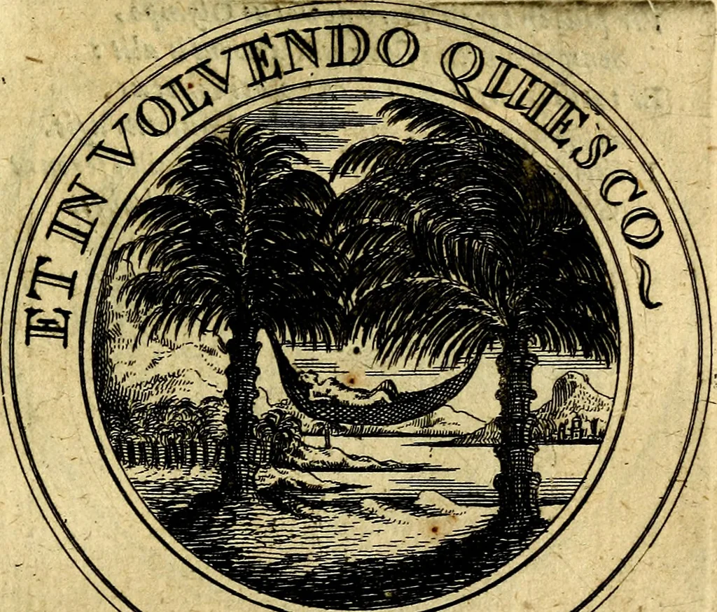 An illustration from Philothei Symbola christiana : quibus idea hominis christiani exprimitur, 1682, leaf 64