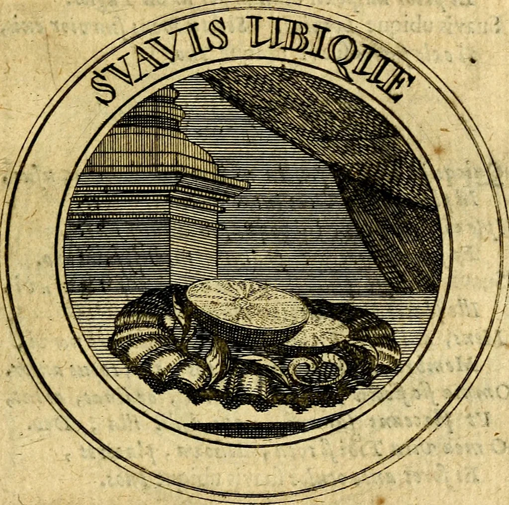 An illustration from Philothei Symbola christiana : quibus idea hominis christiani exprimitur, 1682, leaf 70