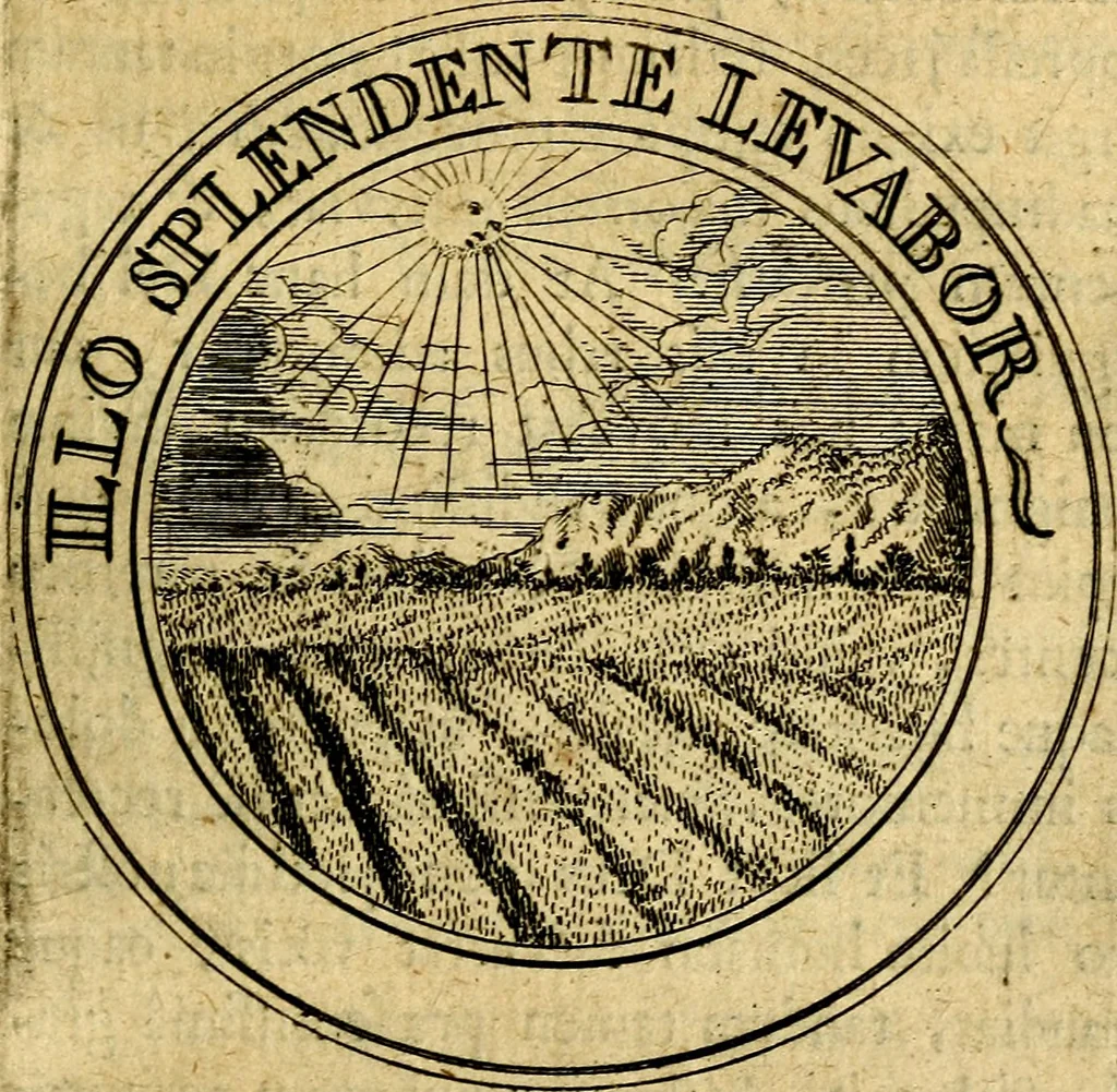 An illustration from Philothei Symbola christiana : quibus idea hominis christiani exprimitur, 1682, leaf 72