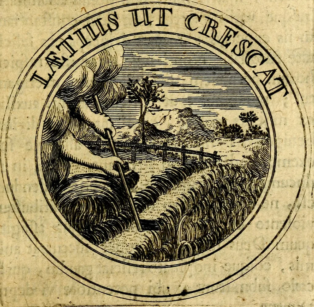 An illustration from Philothei Symbola christiana : quibus idea hominis christiani exprimitur, 1682, leaf 84