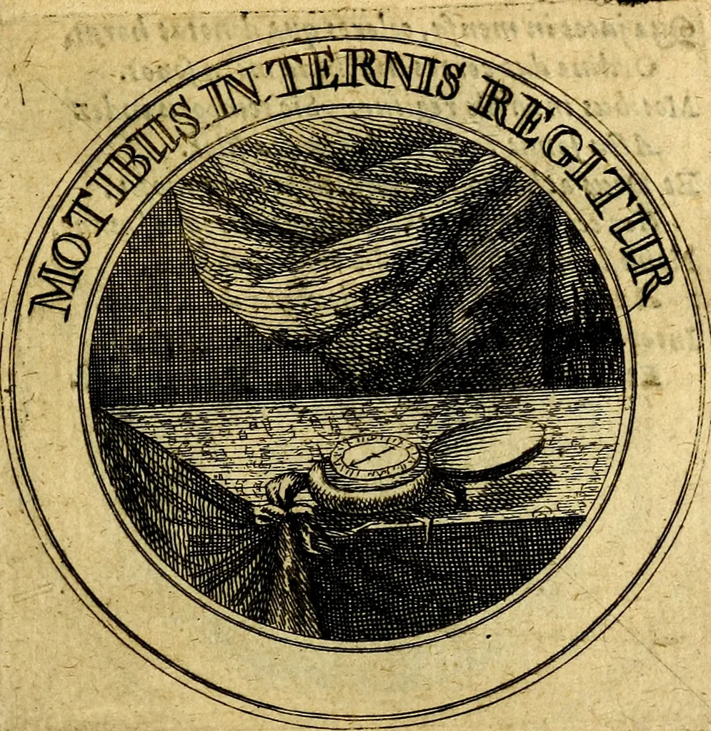 An illustration from Philothei Symbola christiana : quibus idea hominis christiani exprimitur, 1682, leaf 94