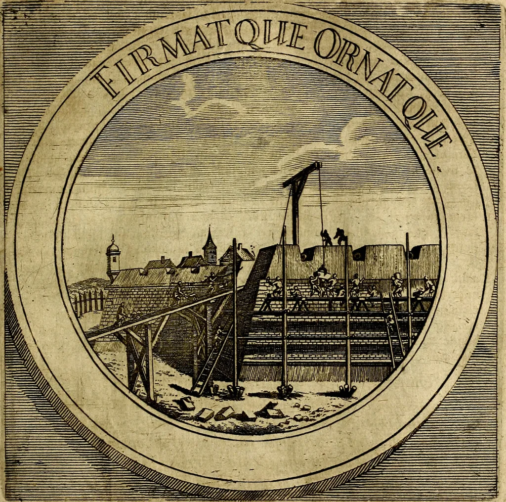 An illustration from Philothei symbola christiana : quibus idea hominis christiani exprimitur, 1677, leaf 152