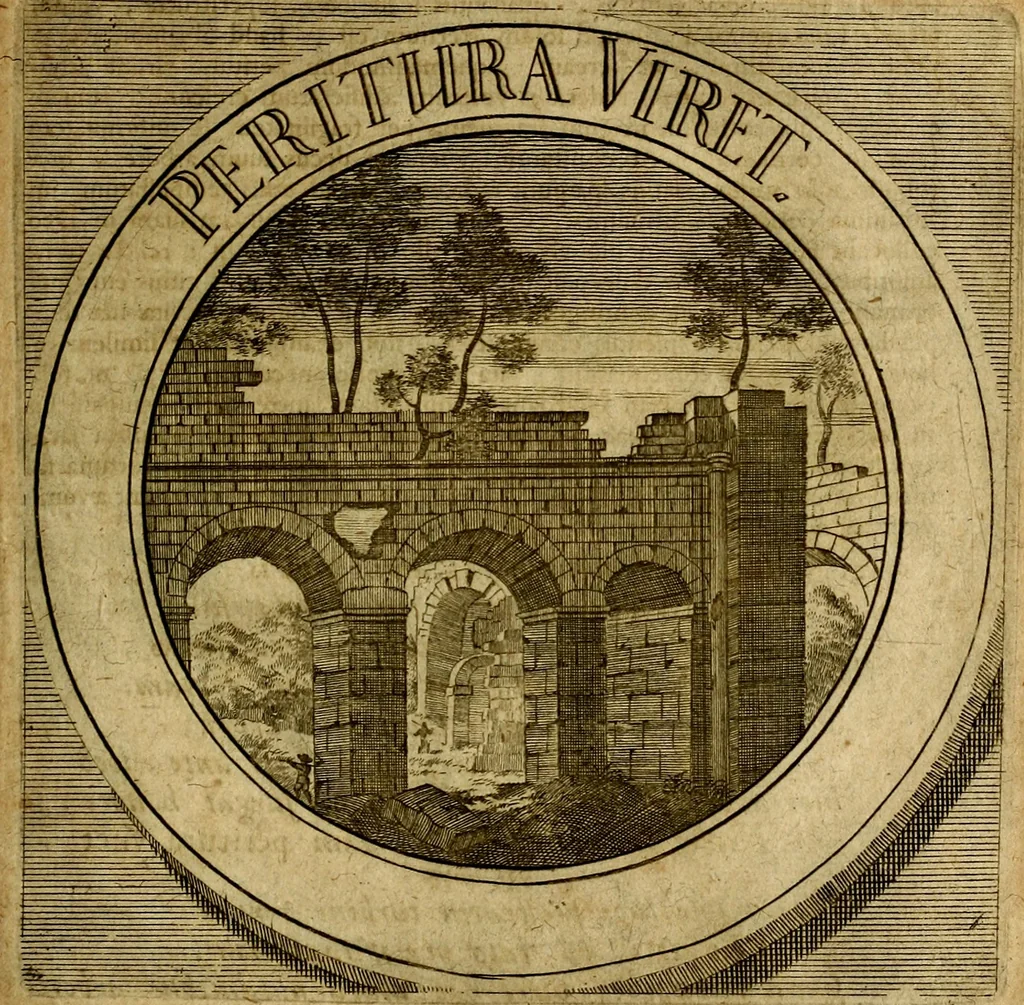An illustration from Philothei symbola christiana : quibus idea hominis christiani exprimitur, 1677, leaf 206