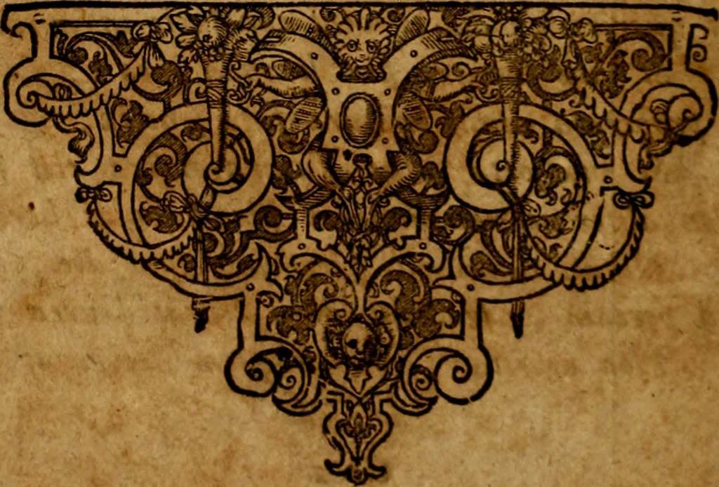 An illustration from Philothei symbola christiana : quibus idea hominis christiani exprimitur, 1677, leaf 215
