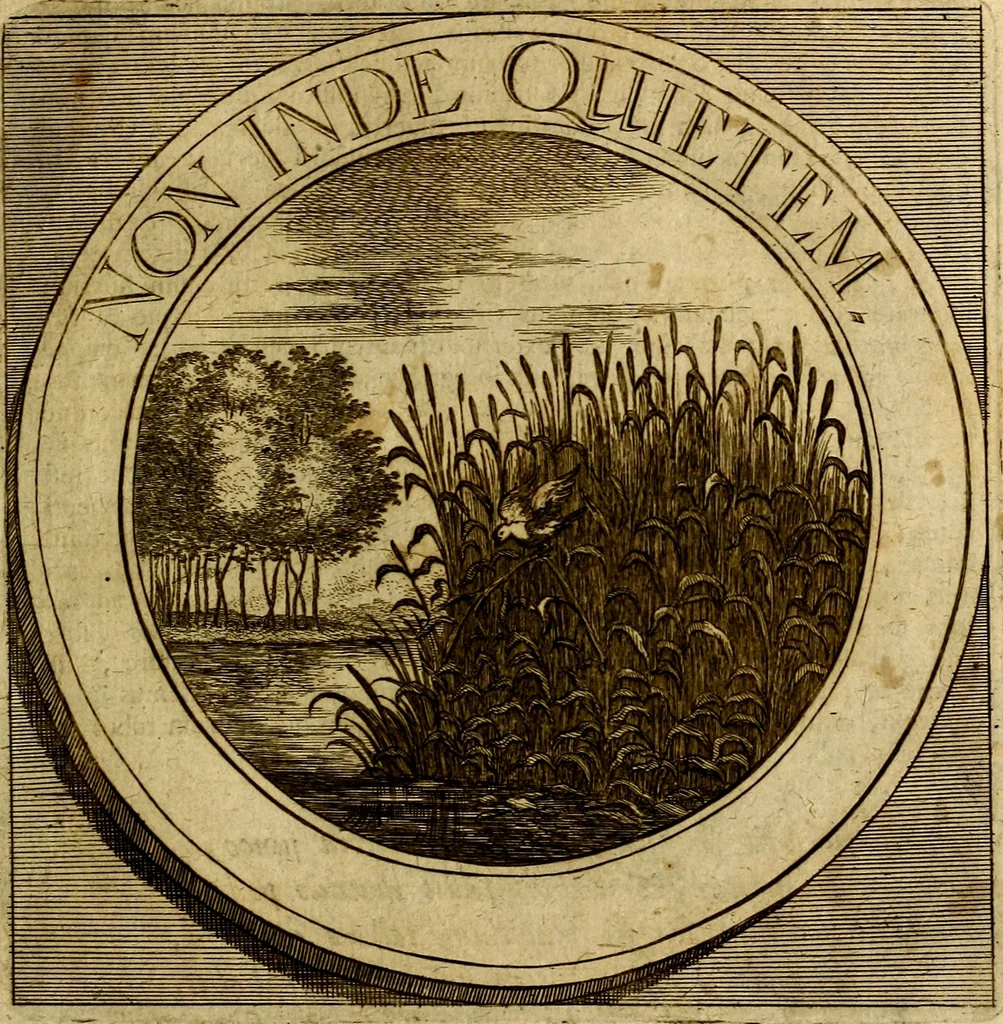 An illustration from Philothei symbola christiana : quibus idea hominis christiani exprimitur, 1677, leaf 22
