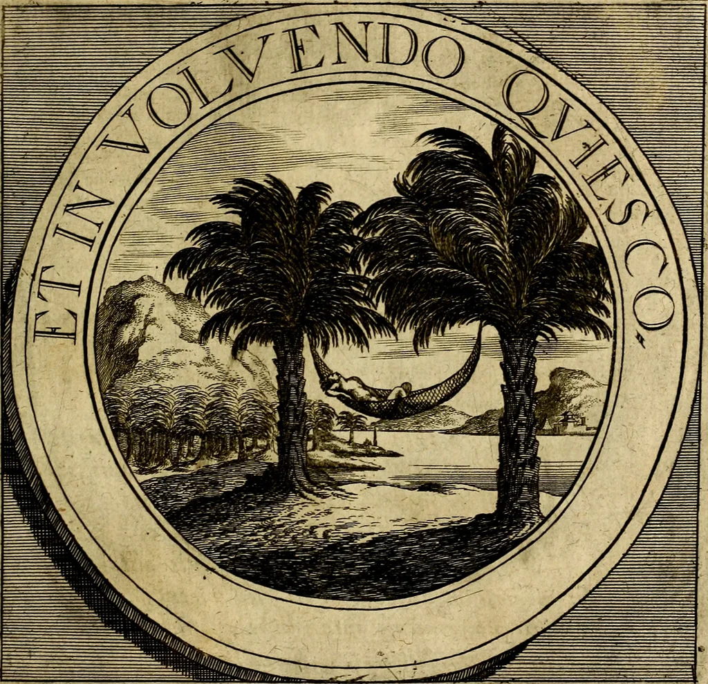 An illustration from Philothei symbola christiana : quibus idea hominis christiani exprimitur, 1677, leaf 36
