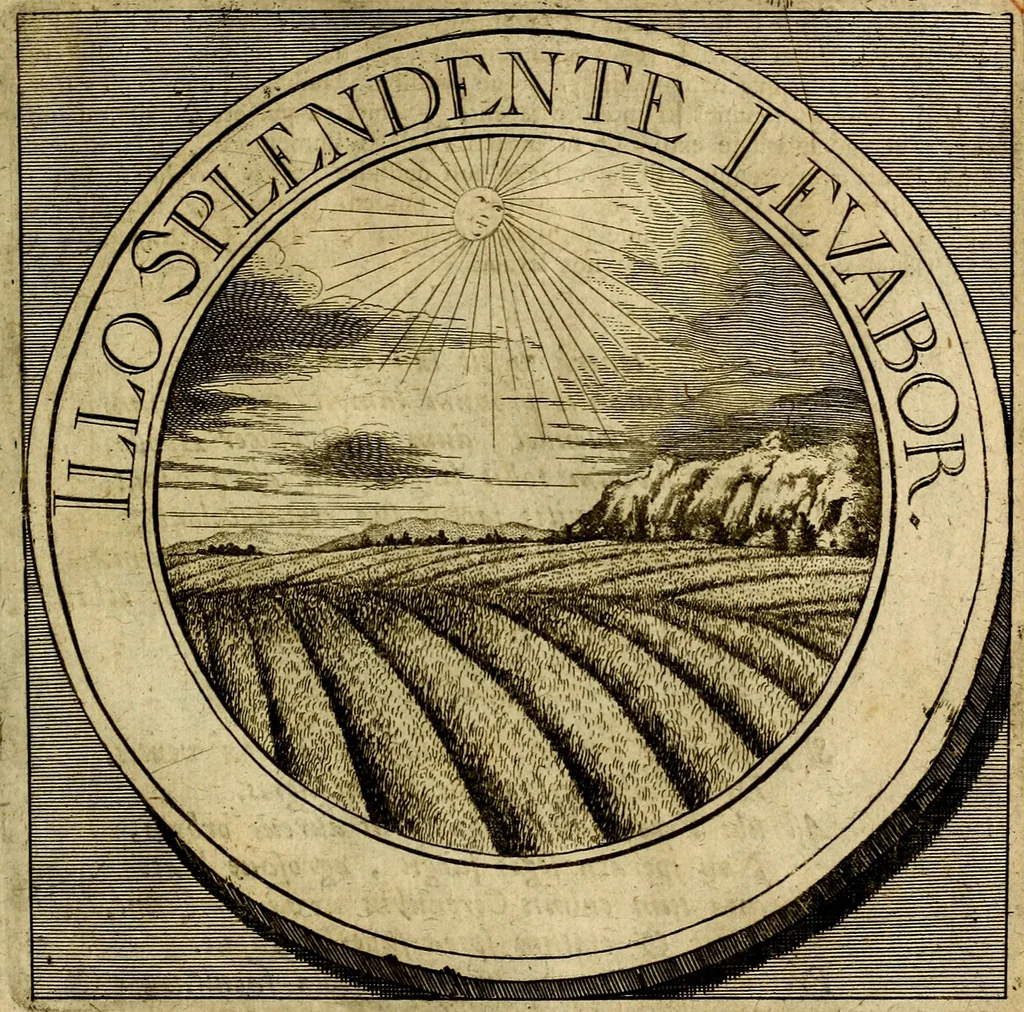 An illustration from Philothei symbola christiana : quibus idea hominis christiani exprimitur, 1677, leaf 42