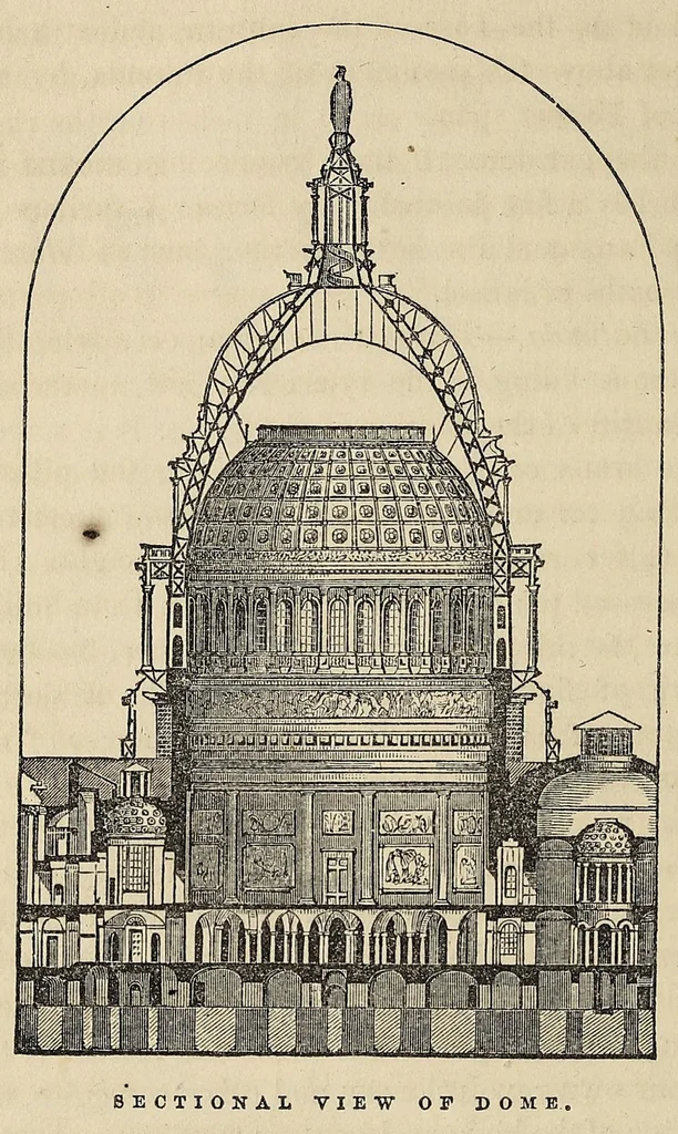 An illustration from Philp's Washington described. A complete view of the American Capital, and the District of Columbia; with many notices, historical, topographical, and scientific, of the seat of government, 1861, leaf 146