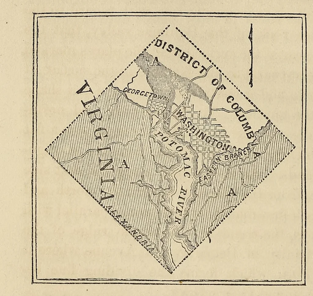An illustration from Philp's Washington described. A complete view of the American Capital, and the District of Columbia; with many notices, historical, topographical, and scientific, of the seat of government, 1861, leaf 28