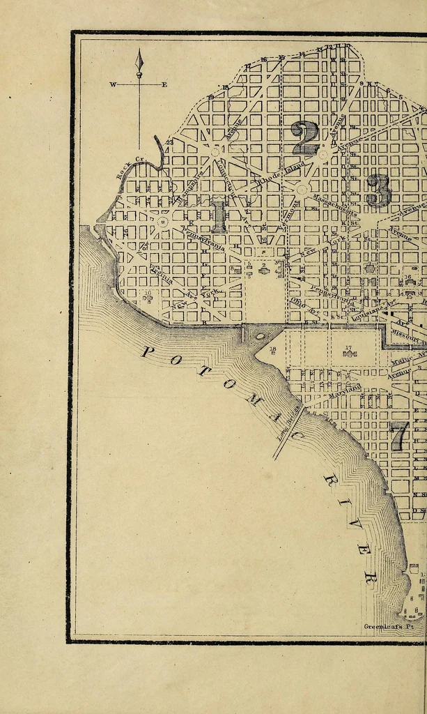 An illustration from Philp's Washington described. A complete view of the American Capital, and the District of Columbia; with many notices, historical, topographical, and scientific, of the seat of government, 1861, leaf 8
